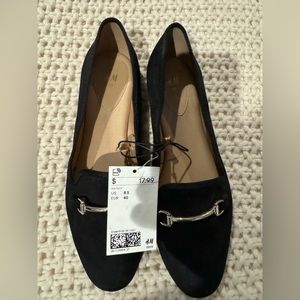H&M Black Loafer Flats